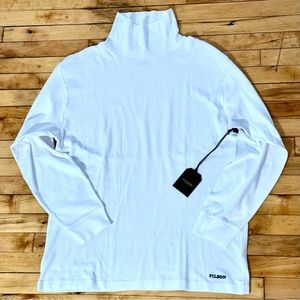 FILSON Utility Cotton Turtleneck Sz XXL White - Multiple Available